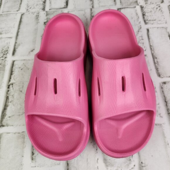 Hoka One One Ora Recovery 3 Slide Women's Sz 10 Pink Cushioned Comfort Sandals - Picture 9 of 10